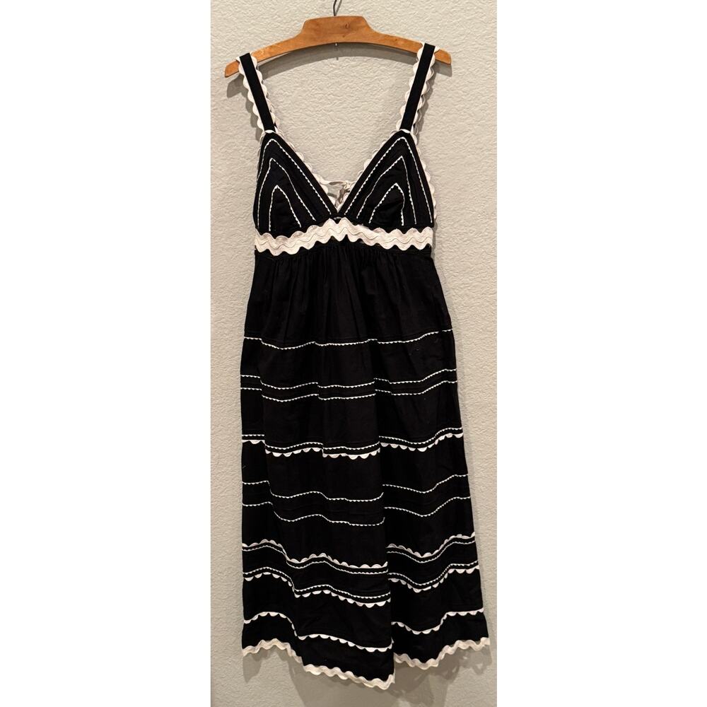 Sea New York  Black Ryleigh Ric Rac Sleeveless Dress Size 6 - Picture 13 of 13